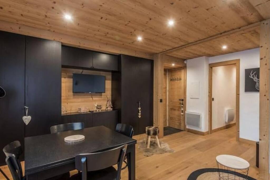 Charmant T2 Megeve, 10 Min A Pied Du Centre Eksteriør bilde