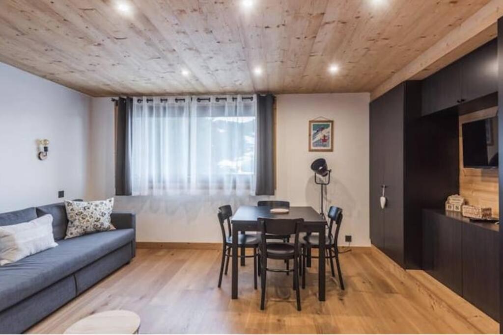 Charmant T2 Megeve, 10 Min A Pied Du Centre Eksteriør bilde